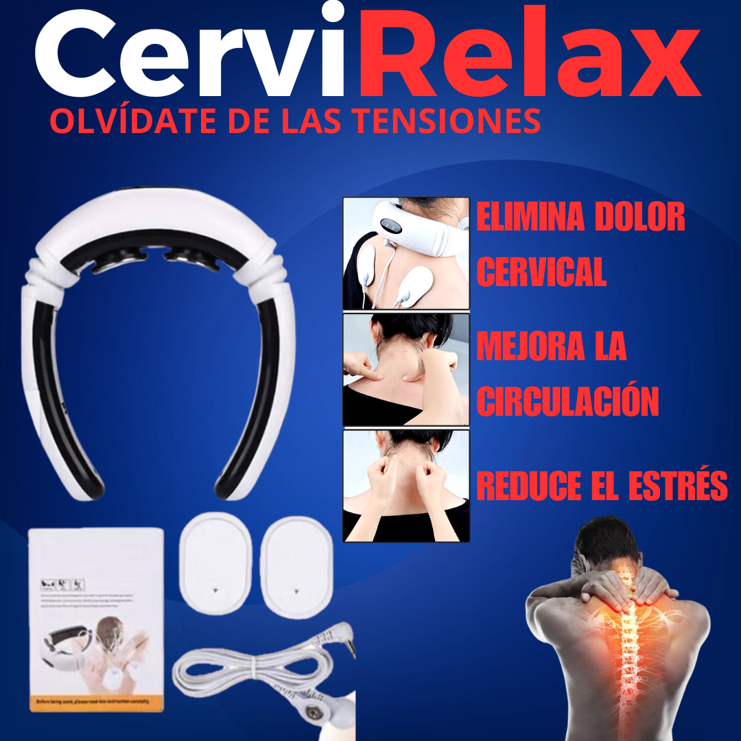 ELECTROMASAJEADOR  CERVICAL Y CUELLO ⭐CERVIRELAX⭐