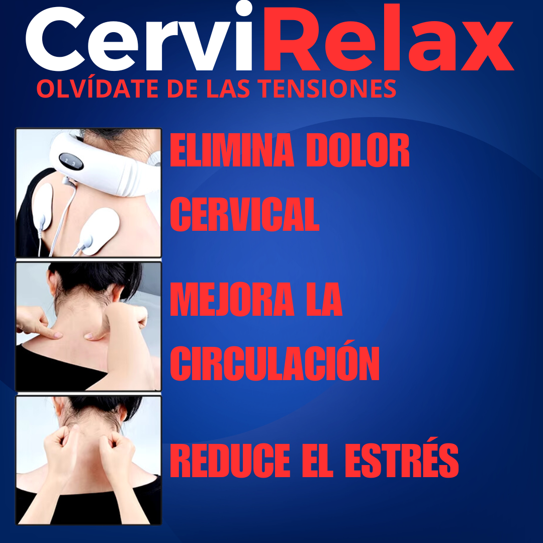 ELECTROMASAJEADOR  CERVICAL Y CUELLO ⭐CERVIRELAX⭐