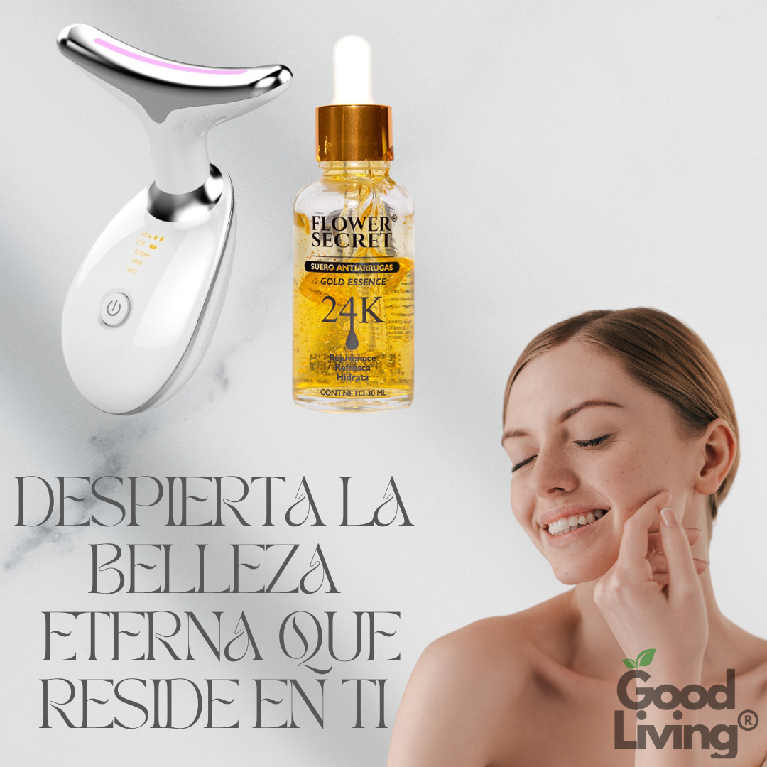 MASAJEADOR ANTIEDAD-REDUCTOR DE PAPADA +🎁REGALO[SERUM 24K]+[E-BOOK SKINCARE]