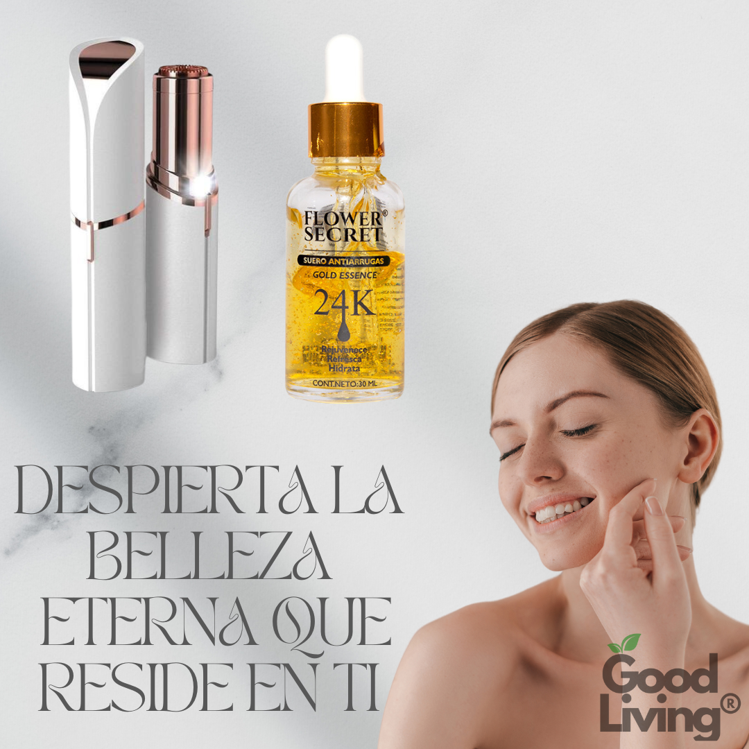 DEPILADORA FACIAL PORTÁTIL + 🎁REGALO [SERUM 24K ANTIEDAD]